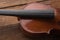 copy space with close up shot of a violin & x28;violin, cello, sympho