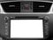 copy space of interface navigation touch screen and multimedia system control button and air conditioner cover