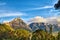 Copy space with scenic landscape of cloudy sky covering the peak of Table Mountain in Cape Town on a sunny morning from