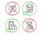 Copyright chat, Report document and Private payment icons set. Seo phone sign. Vector