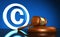 Copyright Laws Symbol Concept