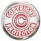 Copyright Protection 3d Words Symbol Icon Intellectual Property