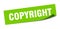 copyright sticker.