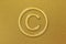 Copyright Symbol, C letter in circle