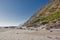 Copyspace landscape view of the rocky coast of Western Cape in South Africa. Beautiful scenery on the seashore at the