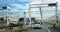 COQUELLES, PAS-DE-CALAIS, FRANCE, MAY 07 2016: Queue of cars waiting to board the Euro Tunnel train to Folkestone in the United Ki