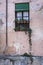 Coquettish window in a corner of the AlbaicÃ­n neighborhood, Granada, Andalusia, Spain