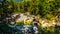 The Coquihalla River in Coquihalla Canyon Provincial Park and at the Othello Tunnels near Hope in British Columbia Canada