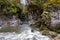 Coquihalla River flows into the Coquihalla Canyon