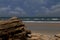 Coquina Formations on the Beach