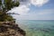 Coral beaches and turquoise water on the wild noon coast of Cuba, Bay of Pigs