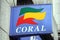 Coral betting shop advertising sign