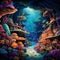 Coral Caverns: A Mesmerizing Underground World within Coral Reefs