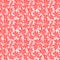 Coral color floral pattern