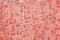 coral colored mosaic ceramic tiles neutral background