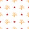 Coral. Colored Vector Patterns in Flat style