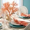 Coral Dreams: Splashes of Sea-inspired Decor for Table Settings