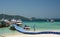 Coral island floating pier. Phuket province. Thailand