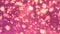 Coral pink Abstract motion bokeh background shining particles. Shimmering Glittering Particles With Bokeh.