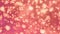 Coral pink Abstract motion bokeh background shining particles. Shimmering Glittering Particles With Bokeh. Popular, modern