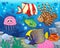 Coral reef fish theme image 2