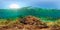 Coral reef and tropical fish. Philippines. 360-Degree view.