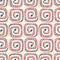 Coral snakes Micrurus lemniscatus geometric seamless pattern