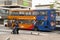 Corby, United Kingdom - august 28, 2018: english double-decker bus on street.