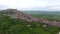 Cordes-sur-Ciel, a village in a hill Occitanie, Southern France