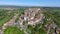 Cordes-sur-Ciel, a village in a hill Occitanie, Southern France