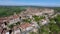 Cordes-sur-Ciel, a village in a hill Occitanie, Southern France