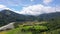 Cordillera on Luzon Island, Philippines, aerial view.