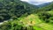 Cordillera on Luzon Island, Philippines, aerial view.