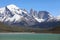 Cordillera Paine in Torres del Paine National Park. Chile