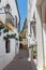 Cordoba - The beautiful decorated aisle in the centre of old town