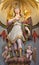 Cordoba - The carved and polychrome statue of archangel Raphael in Church Eremita de Nuestra Senora del Socorro