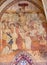 Cordoba - The medieval fresco of Crucifixion in main apse of church Iglesia de San Lorenzo