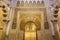 Cordoba - The Mihrab mudejar side chapel in the Cathedral.