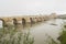 Cordoba Roman bridge over the river Guadalquivir, Spain