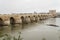 Cordoba Roman bridge over the river Guadalquivir, Spain