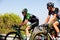 CORDOBA, SPAIN - August 26th, 2014: Stef Clement (Belkin Pro Cycling Team) passing the last port of the 4th stage of La Vuelta