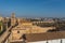 Cordoba, Spain - January 9, 2020: View of the palace, Alcazar de los Reyes Cristianos, Andalusia. Copy space for text