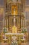 CORDOBA, SPAIN - MAY 27, 2015: The carved polychrome main altar of church Convento de Capuchinos Iglesia Santo Angel