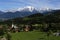 Cordon with Mont Blanc in background