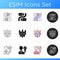 Core value icons set