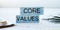 Core values,corporate values concept. Company culture and strategy related to business,people relationships, company