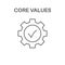 Core Values with Social Responsibility Image - Business Ethics a