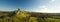 Corfe Castle ruins near Swanage in Dorset