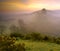 Corfe Castle sunrise