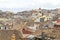 Corfu city Old town roofs